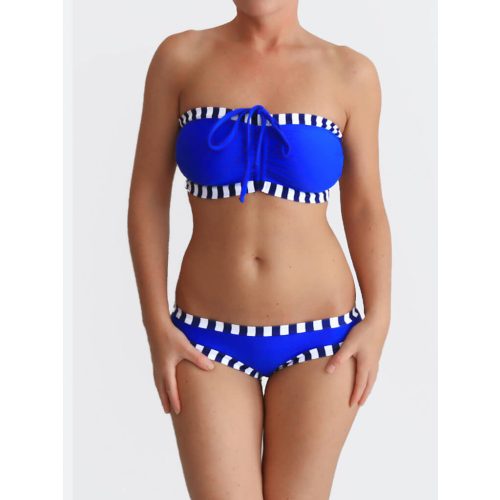 Kék Tengerész Csíkos Bikini