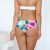 Virágmintás Kifordítható Bikini Alsó