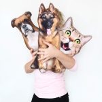 Fényképes Bulldog Párna - Egyedi Kutyás Ajándéktárgy