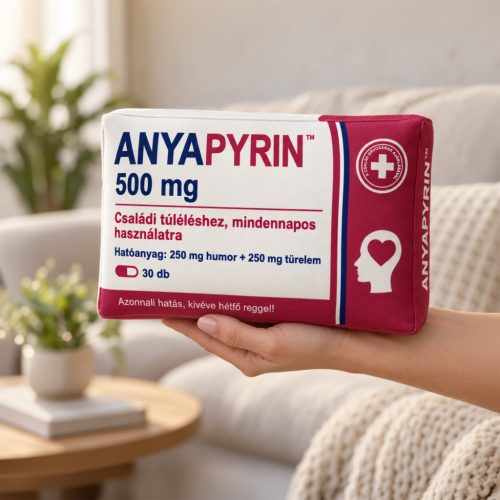 ANYAPYRIN 500 mg – vicces, különleges ajándék párna anyáknak