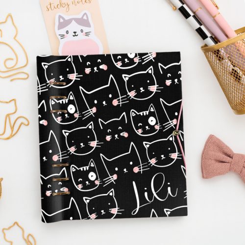 Fekete Cicás Határidőnapló 2025-2026