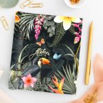 Pálmalevél-Tukán Mintás Határidőnapló 2026