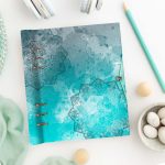 Egyedi Türkiz Mandala Határidőnapló 2026