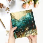 Türkizzöld-Arany Egyedi Határidőnapló 2026