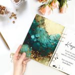 Türkizzöld-Arany Egyedi Határidőnapló 2026