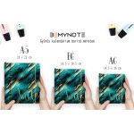 Márvány Mintás Türkiz Határidőnapló 2026