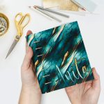 Márvány Mintás Türkiz Határidőnapló 2026