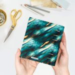 Márvány Mintás Türkiz Határidőnapló 2026