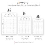 Egyedi Sötétkék Gyűrűs Határidőnapló 2026-2027