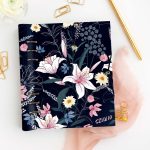 Egyedi Liliom Mintás Gyűrűs Naptár