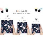 Egyedi Liliom Mintás Gyűrűs Naptár