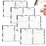 Egyedi Liliom Mintás Gyűrűs Naptár