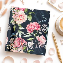 Virágmintás Határidőnapló Névre Szóló