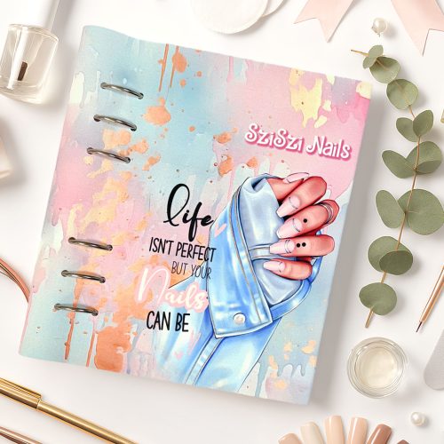 Egyedi Műkörmös Határidőnapló 2026 - Névre Szóló Naptár