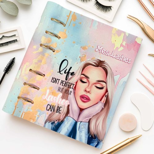 Egyedi Szempillás Naptár 2026 - Névre Szóló Kozmetikus Határidőnapló