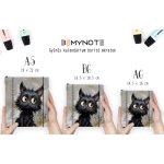 Fekete Macskás Határidőnapló 2026 - Vicces Cicás Ajándék