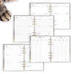 Fekete Macskás Határidőnapló 2026 - Vicces Cicás Ajándék