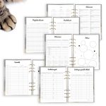 Fekete Macskás Határidőnapló 2026 - Vicces Cicás Ajándék