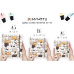 A5 Cica Mintás Gyűrűs Kalendárium 2026