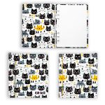 Cica Grafikás Naptár - Macska Mintás Füzet