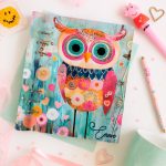 OWL – Színes Bagoly Mintás Gyűrűs Naptár