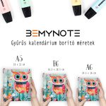 OWL – Színes Bagoly Mintás Gyűrűs Naptár