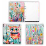 OWL – Színes Bagoly Mintás Gyűrűs Naptár