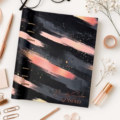 Fekete & Rose Gold – egyedi gyűrűs naptár