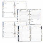 Rózsa mintás elegáns gyűrűs határidőnapló