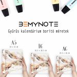 Bézs-arany gyűrűs határidőnapló