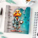 Koffein kacsa - Humoros Egyedi Határidőnapló