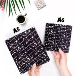 Egyedi Madártoll Mintás A5 Gyűrűs Füzet