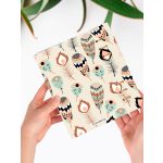 Egyedi Madártoll Mintás A5 Gyűrűs Füzet