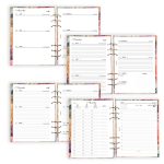 Virágálom gyűrűs határidőnapló – névre szóló, egyedi naptár