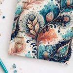 Bohém gyűrűs határidőnapló – névre szóló, egyedi notesz