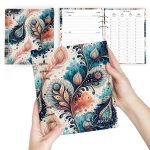 Bohém gyűrűs határidőnapló – névre szóló, egyedi notesz