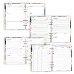 Bohém gyűrűs határidőnapló – névre szóló, egyedi notesz