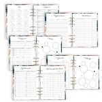 Bohém gyűrűs határidőnapló – névre szóló, egyedi notesz