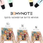 Indiai elefánt névre szóló gyűrűs női naptár