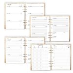 Egyedi spirituális gyűrűs határidőnapló