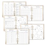 Egyedi spirituális gyűrűs határidőnapló