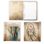 Egyedi spirituális gyűrűs határidőnapló