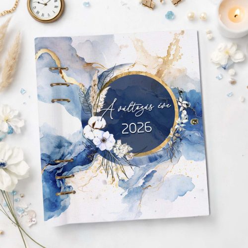 Elegáns női naptár - egyedi határidőnapló A5, B6, A6