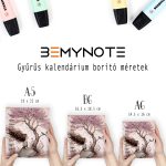 Cseresznyevirágos személyre szabható határidőnapló