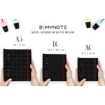 Fekete-Fehér Pöttyös Határidőnapló 2026