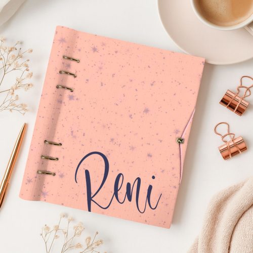 Lazac Színű Névre Szóló Jegyzetfüzet