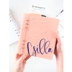 Lazac Színű Névre Szóló Jegyzetfüzet