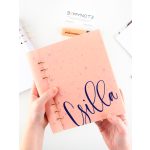 Lazac Színű Névre Szóló Jegyzetfüzet