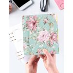 Pasztell Zöld Virágos Határidőnapló 2026