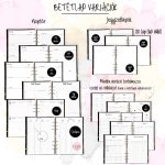 Fekete Bullet Journal Pontozott Füzet